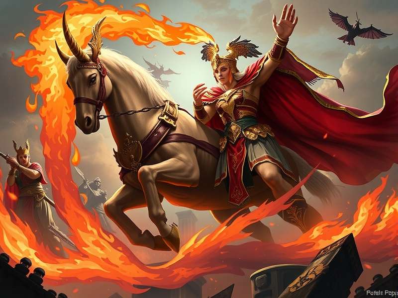 Flaming Pepper Sovereign Mythic Battle Scene